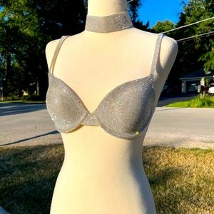 handmade crystal bra